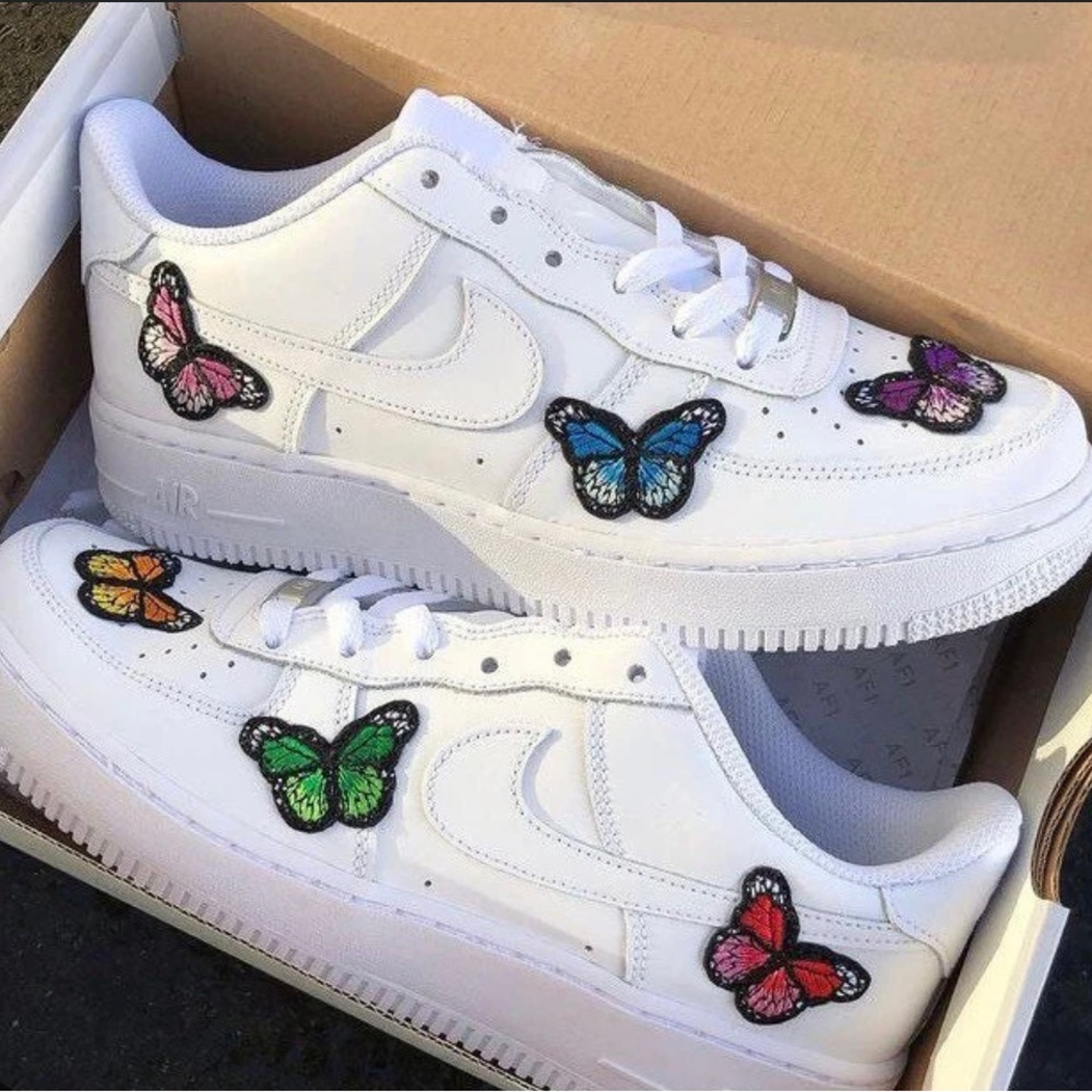 Women’s Butterfly Air Force 1s